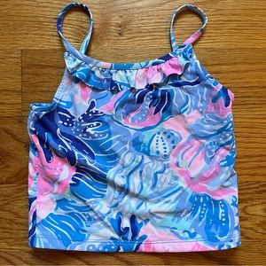 Lilly Pulitzer tankini top size 4